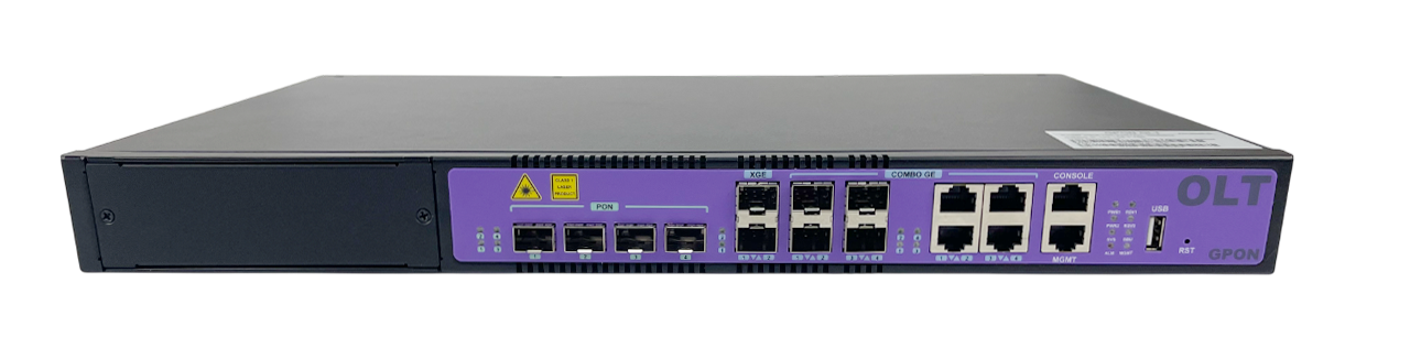Оптический линейный терминал OLT GPON C-DATA FD1604E-C1-2AC, 4 порта GPON, 2AC