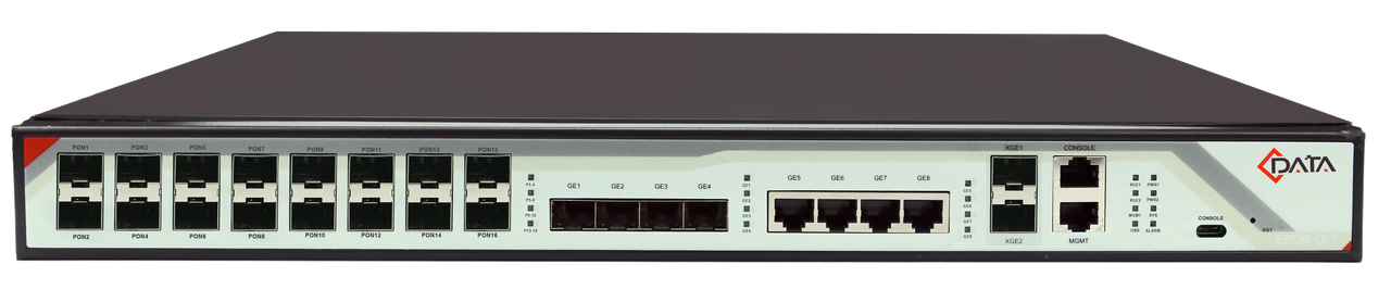 Оптический линейный терминал OLT EPON C-DATA FD1216S-B0, 16 портов EPON, AC+DC+BBU