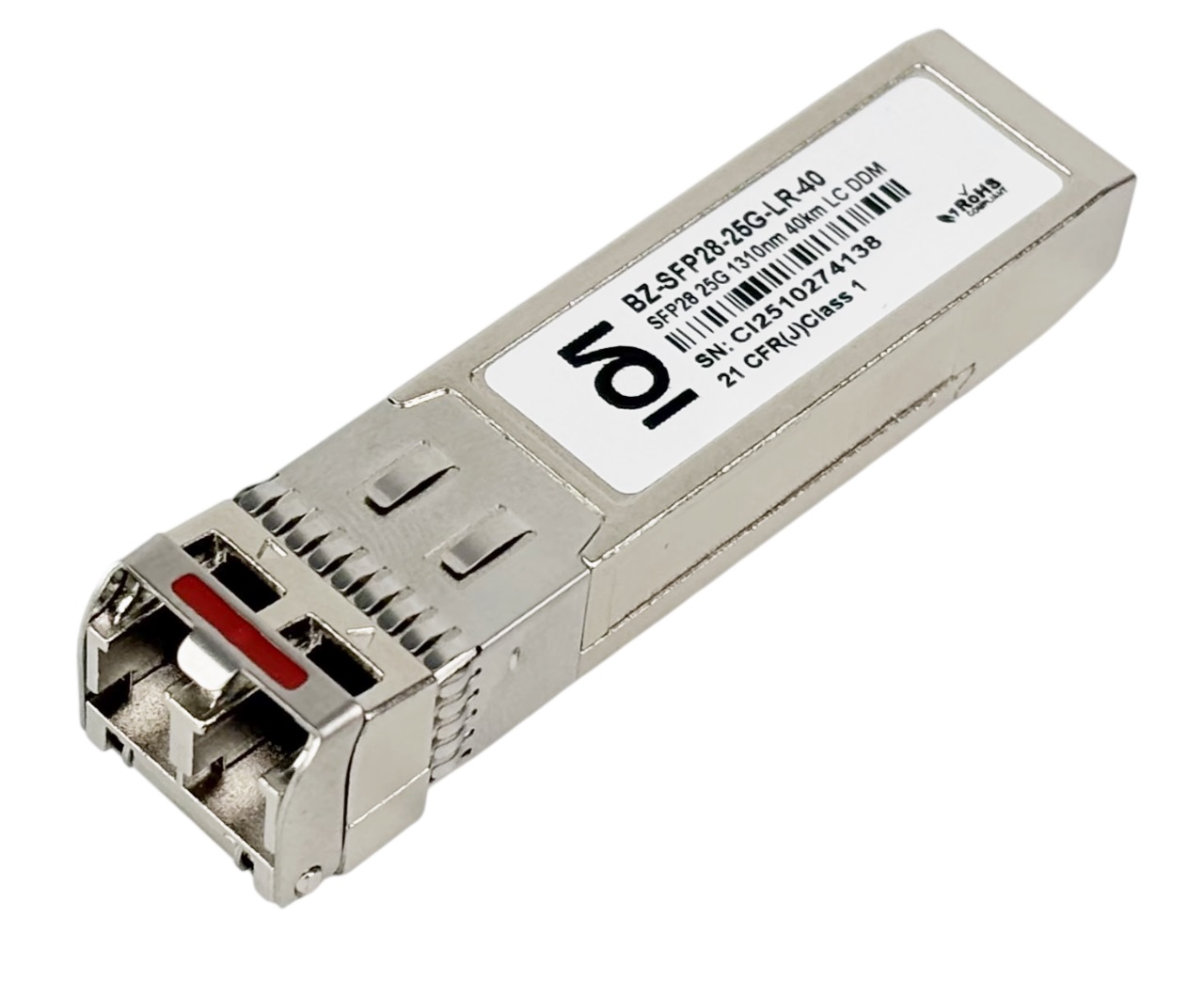 Модуль SFP28, дальность до 40 км, 1310 нм, 2LC