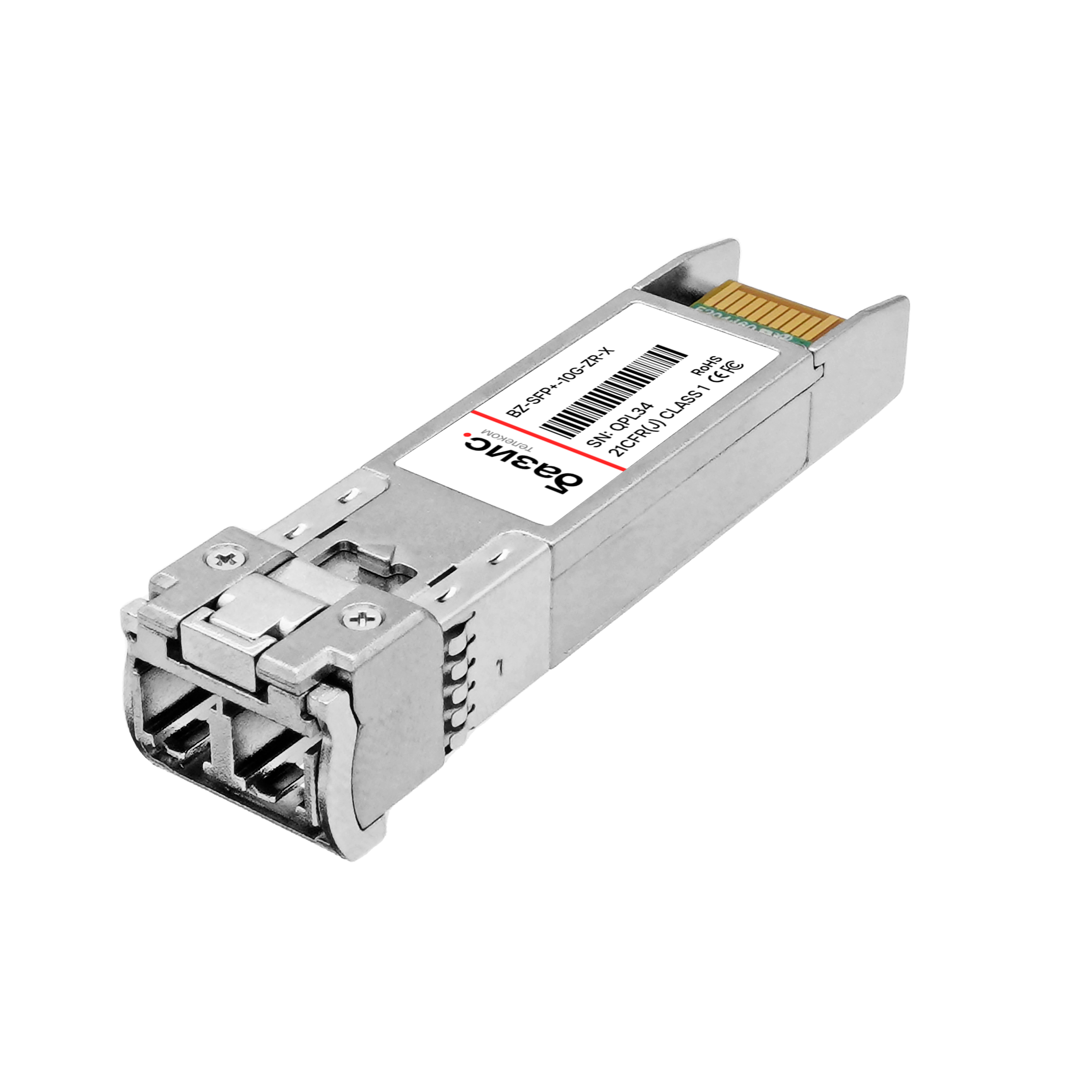 Модуль SFP+, дальность 100 км, 1550 нм, 24 дБм