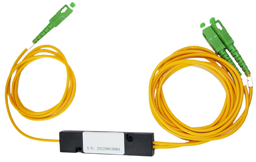 Делитель оптический BZ-FC-SB-1x2-30/70-3.0-SA (одномодовый, small box, 30/70, 3.0мм, SC/APC)